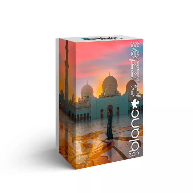 Buffalo Games Blanc Sunset Abu Dhabi Mosque puslespil 300 brikker