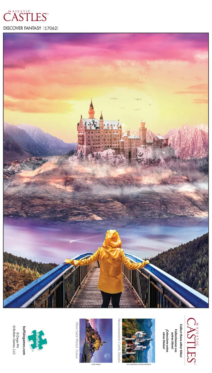 Buffalo Games Majestic Castles Discover Fantasy puslespil 750 slot