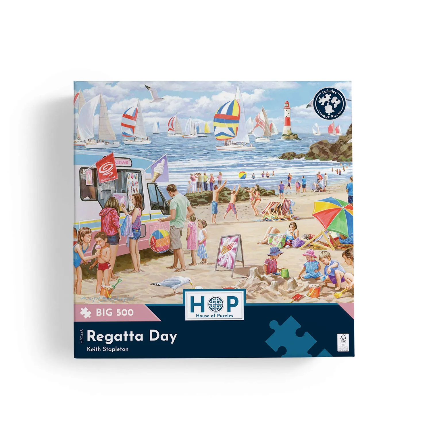 House of Puzzle BIG 500 Regatta Day 500 brikker puslespil havn