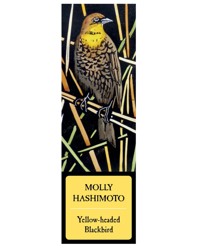 Pomegranate Hashimoto Yellow-headed Blackbird bogmærke