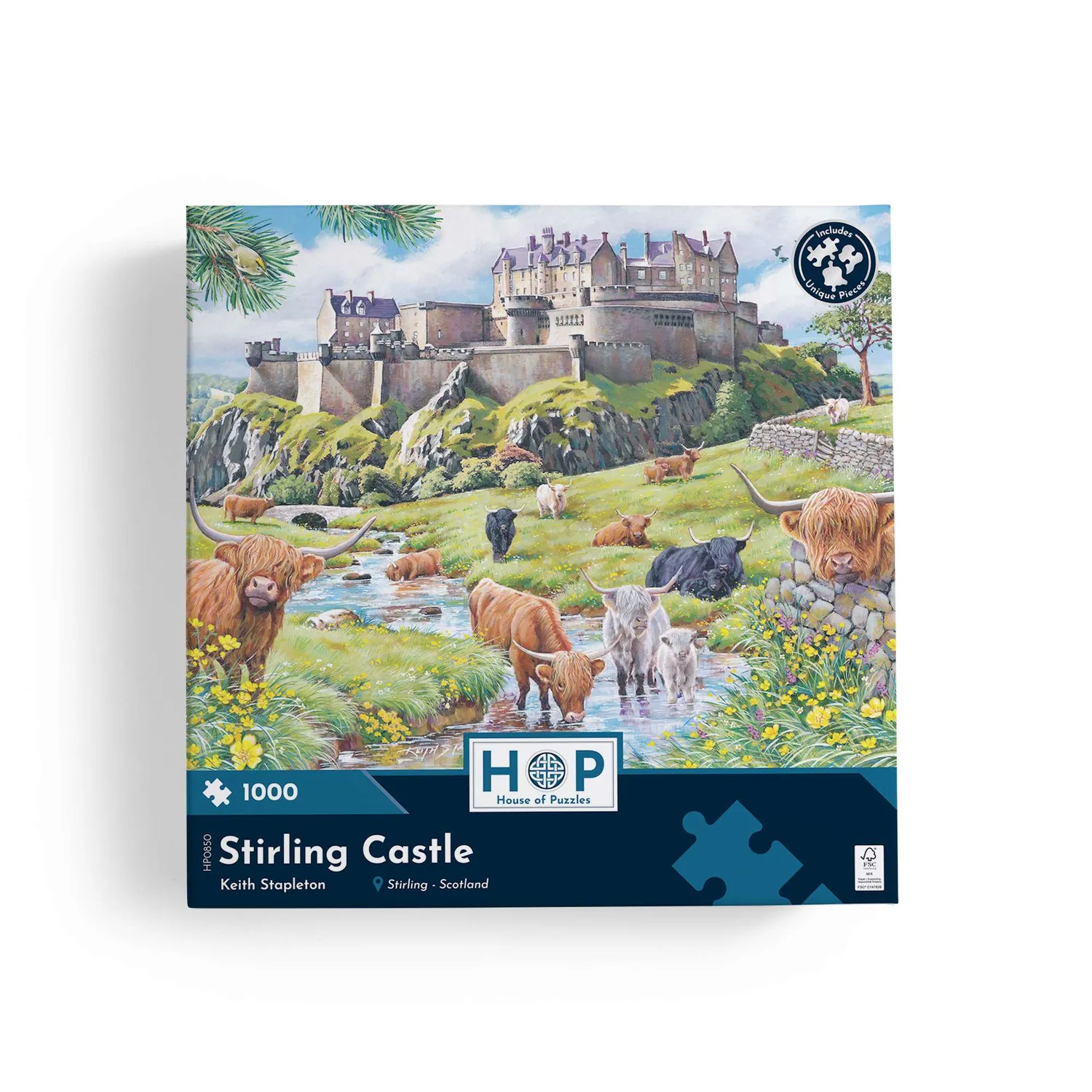 House of Puzzles Stirling Castle 1000 puslespil slot