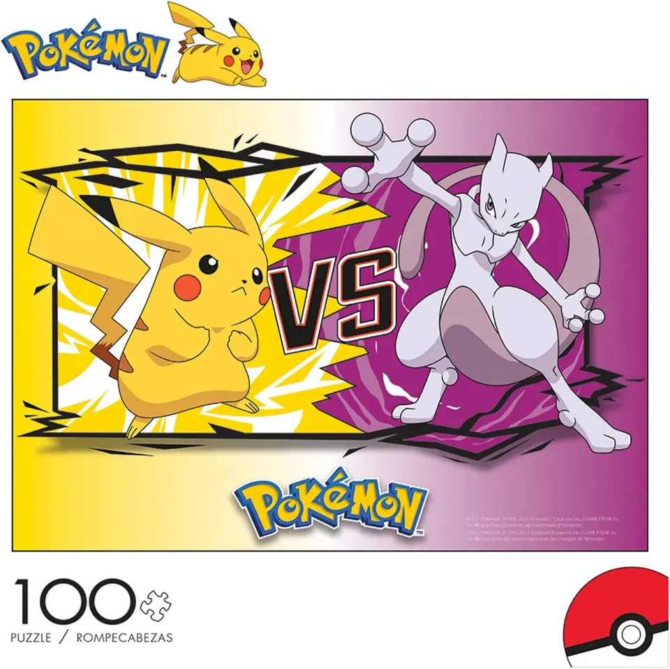 Buffalo Games Pokemon Versus puslespil 100 – Pikachu Mewtwo