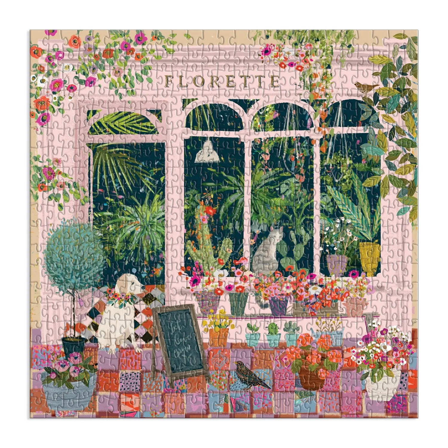 Galison Victoria Ball Florette puslespil 500 brikker plantebutik