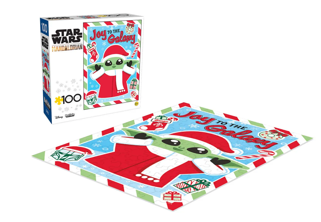 Buffalo Games Star Wars Joy to the Galaxy puslespil 100 brikker jul
