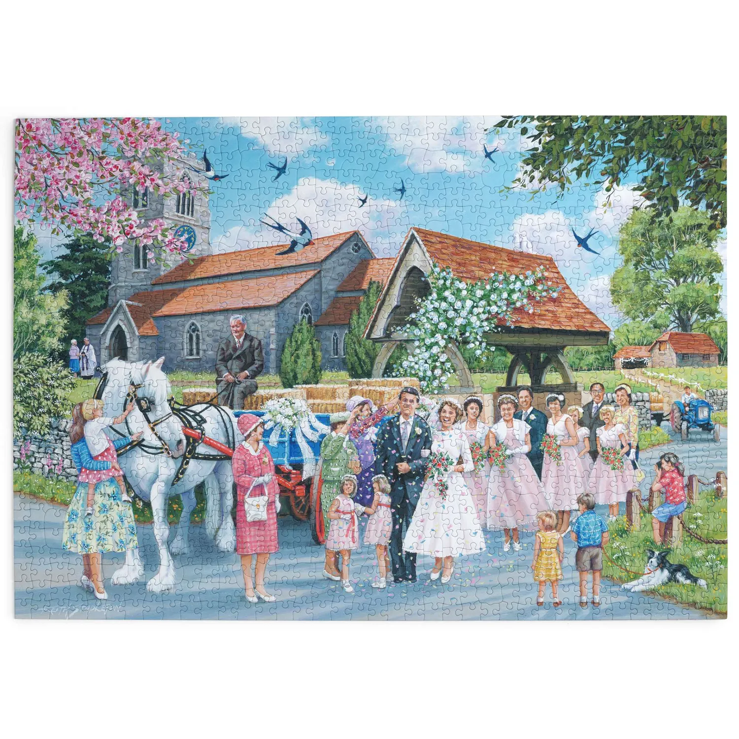 House of Puzzles Country Wedding puslespil 1000 brikker