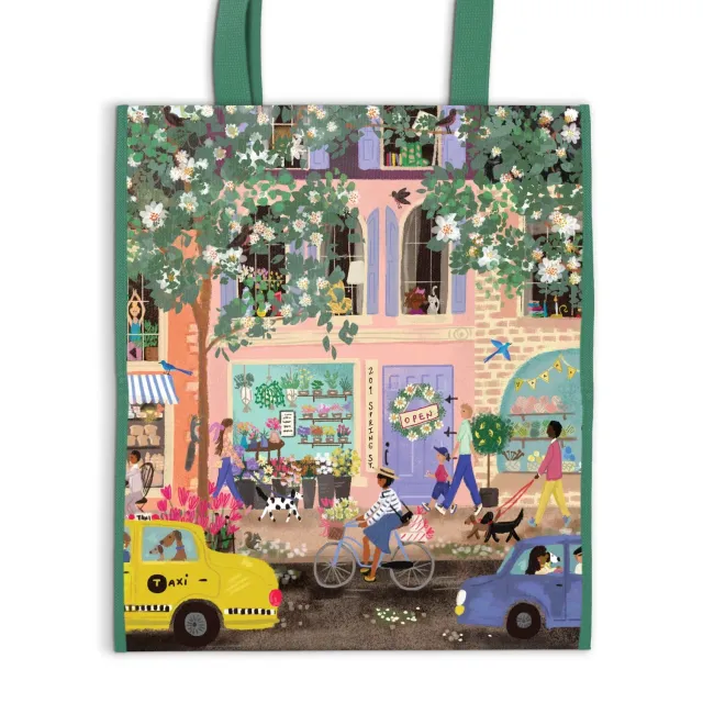 Joy Laforme Spring Street indkøbsnet genbrug blomster