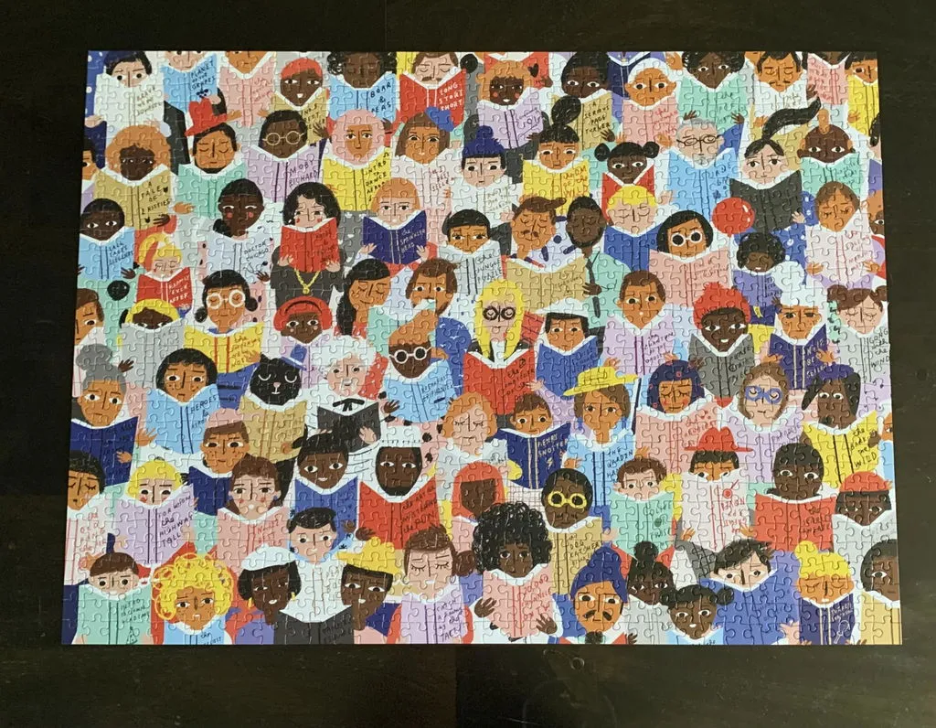 Good Puzzle Co. Book Club puslespil 1000 brikker læsning