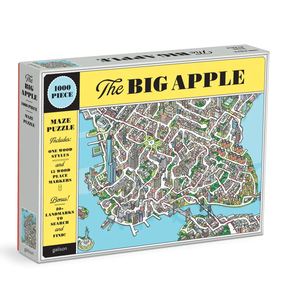 Good Puzzle Co. The Big Apple puslespil 1000 brikker labyrint