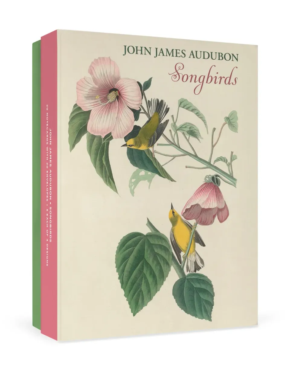 Pomegranate Audubon Songbirds kortæske 20 kort fugle
