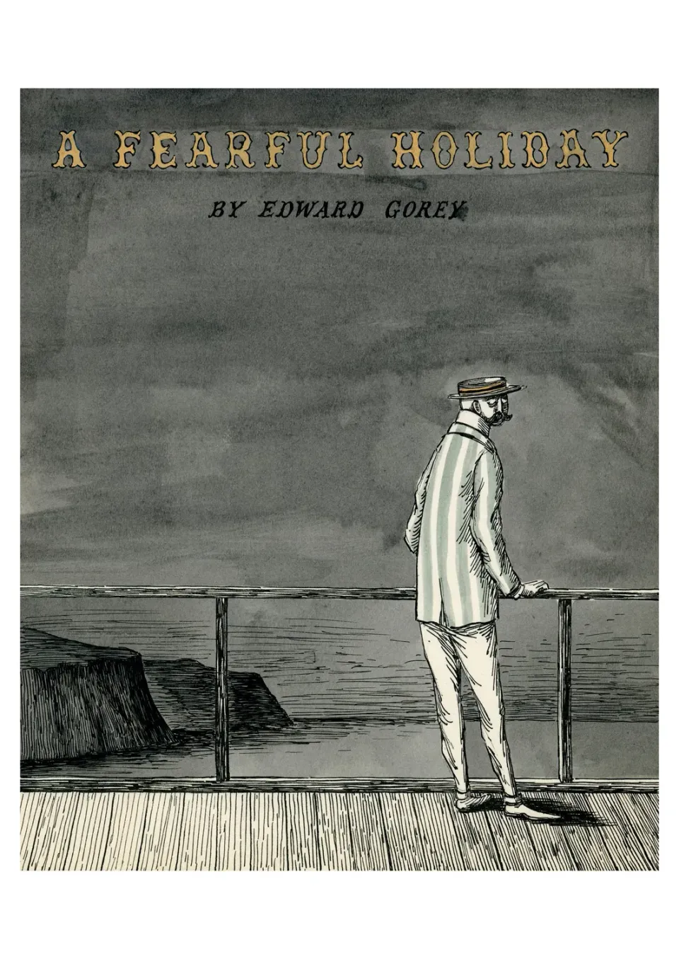Pomegranate Edward Gorey A Fearful Holiday postkort
