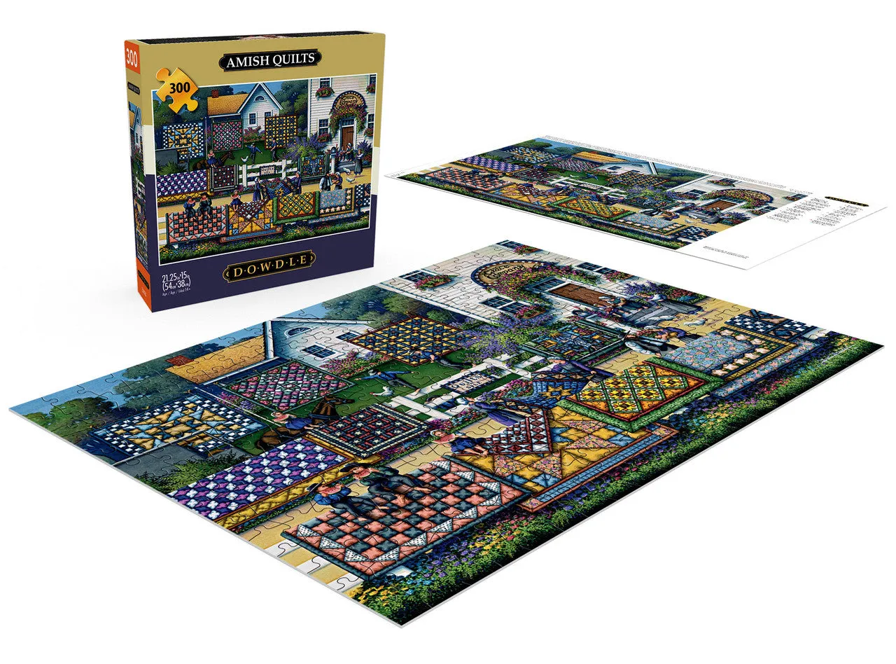 Buffalo Games Eric Dowdle Amish Quilts puslespil 300 brikker