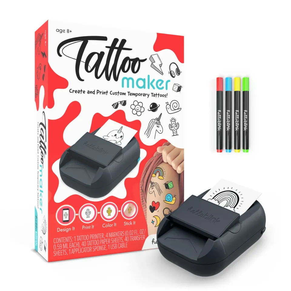 Ceaco Hello Blink Tattoo Maker tatoveringsprinter sæt