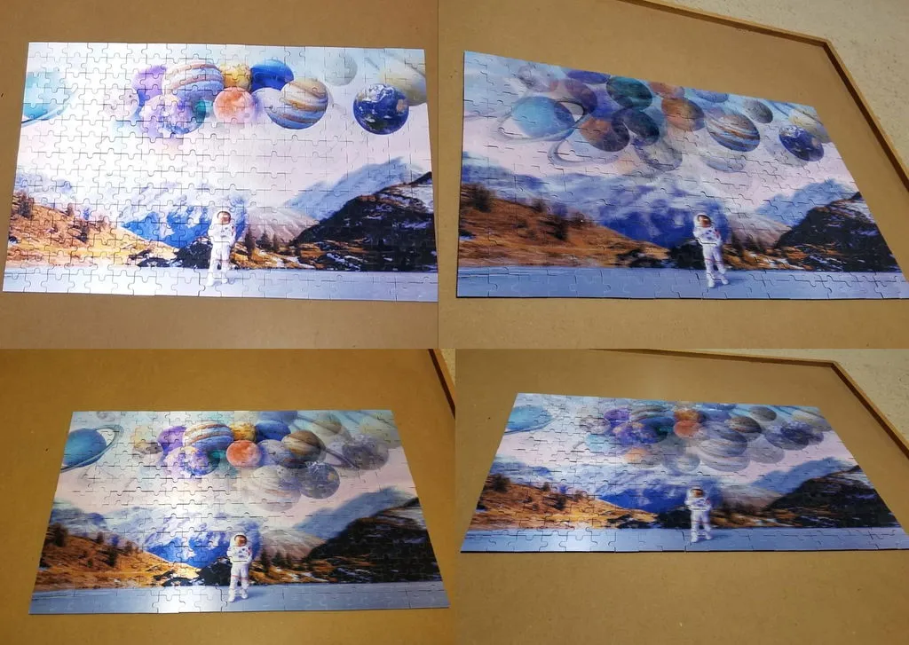 Galison Space Bound Karen Cantu 300 puslespil lenticular
