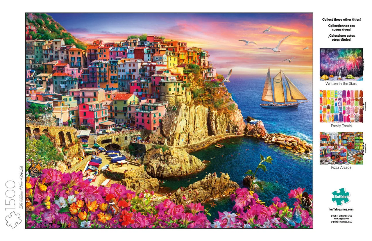 Buffalo Games La Bella Vita 1500 puslespil Italien