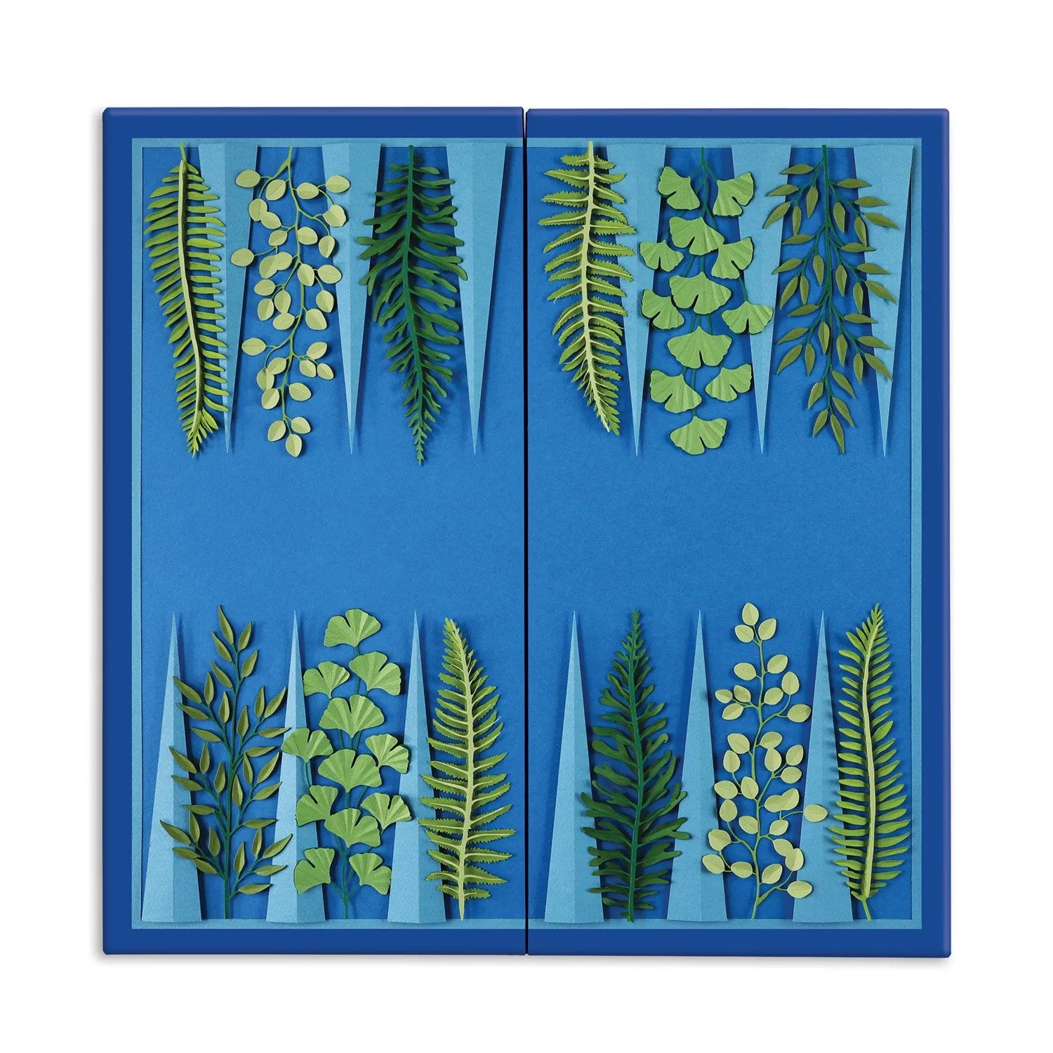 Galison Botanica rejsespil 2-i-1 backgammon dam