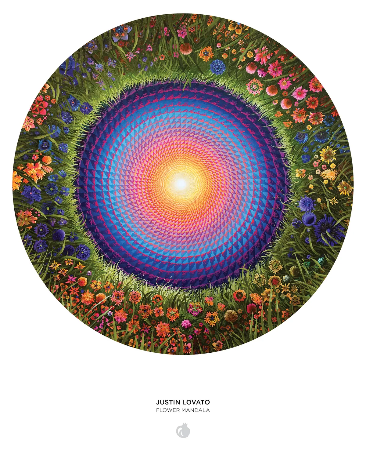 Pomegranate Flower Mandala puslespil 500 brikker rundt blomster