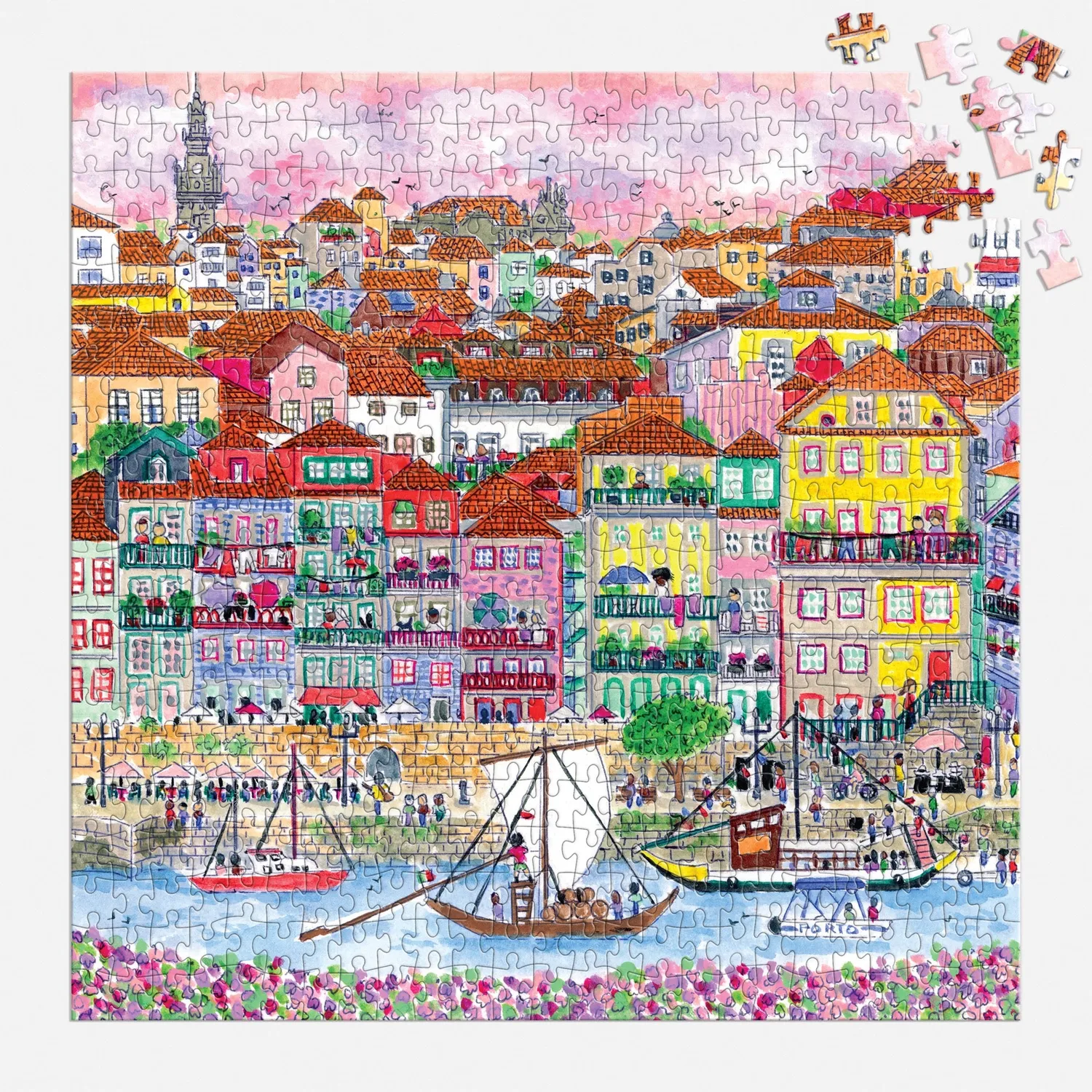 Galison Michael Storrings Colors of Porto puslespil 500 brikker