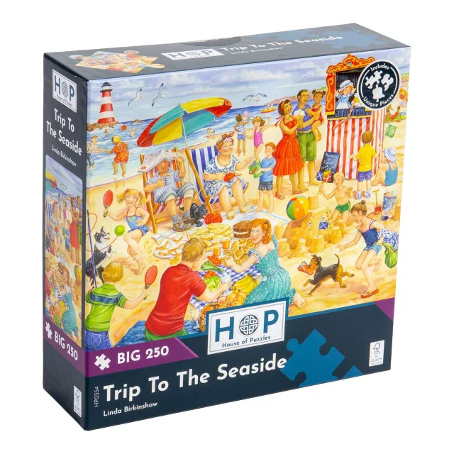 House of Puzzles Trip To The Seaside 250 puslespil store brikker