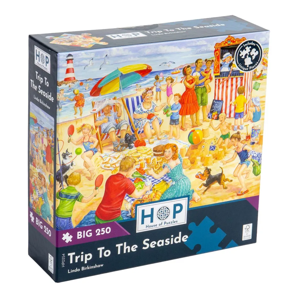 House of Puzzles Trip To The Seaside 250 puslespil store brikker