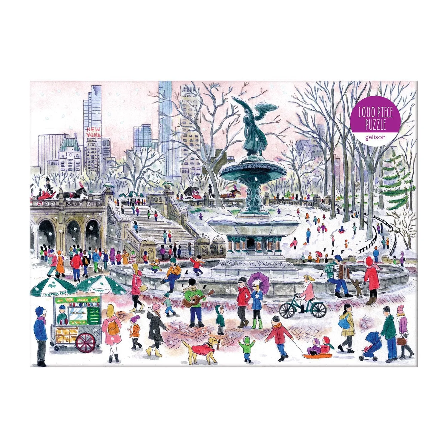 Good Puzzle Co. Storrings Bethesda Fountain puslespil 1000 brikker