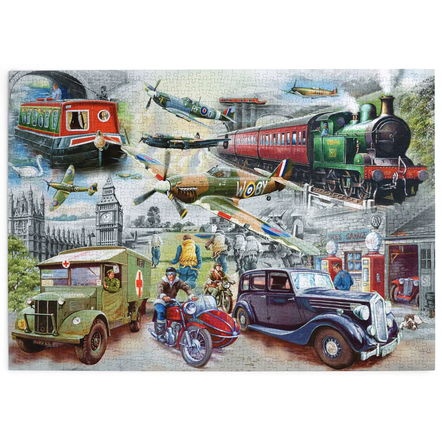 House of Puzzles Fading Memories puslespil 1000 brikker transport