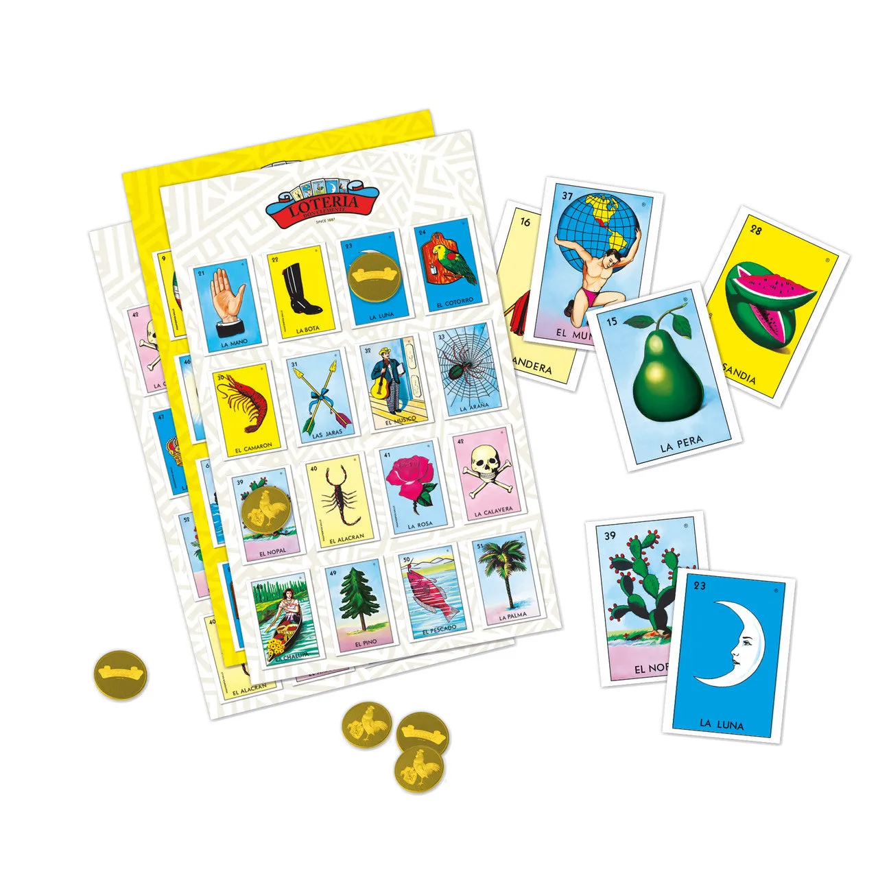 Buffalo Games Loteria brætspil samledåse – mexicansk bingo