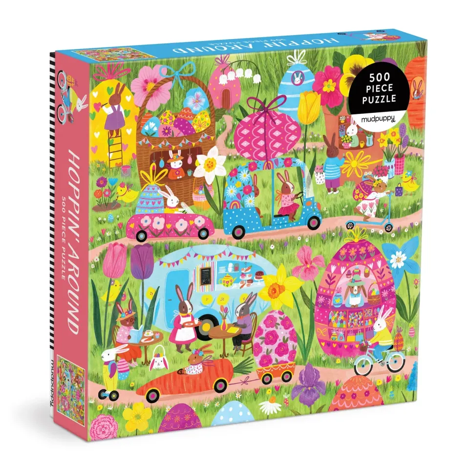 Good Puzzle Co. Hoppin Around familiepuslespil 500 brikker