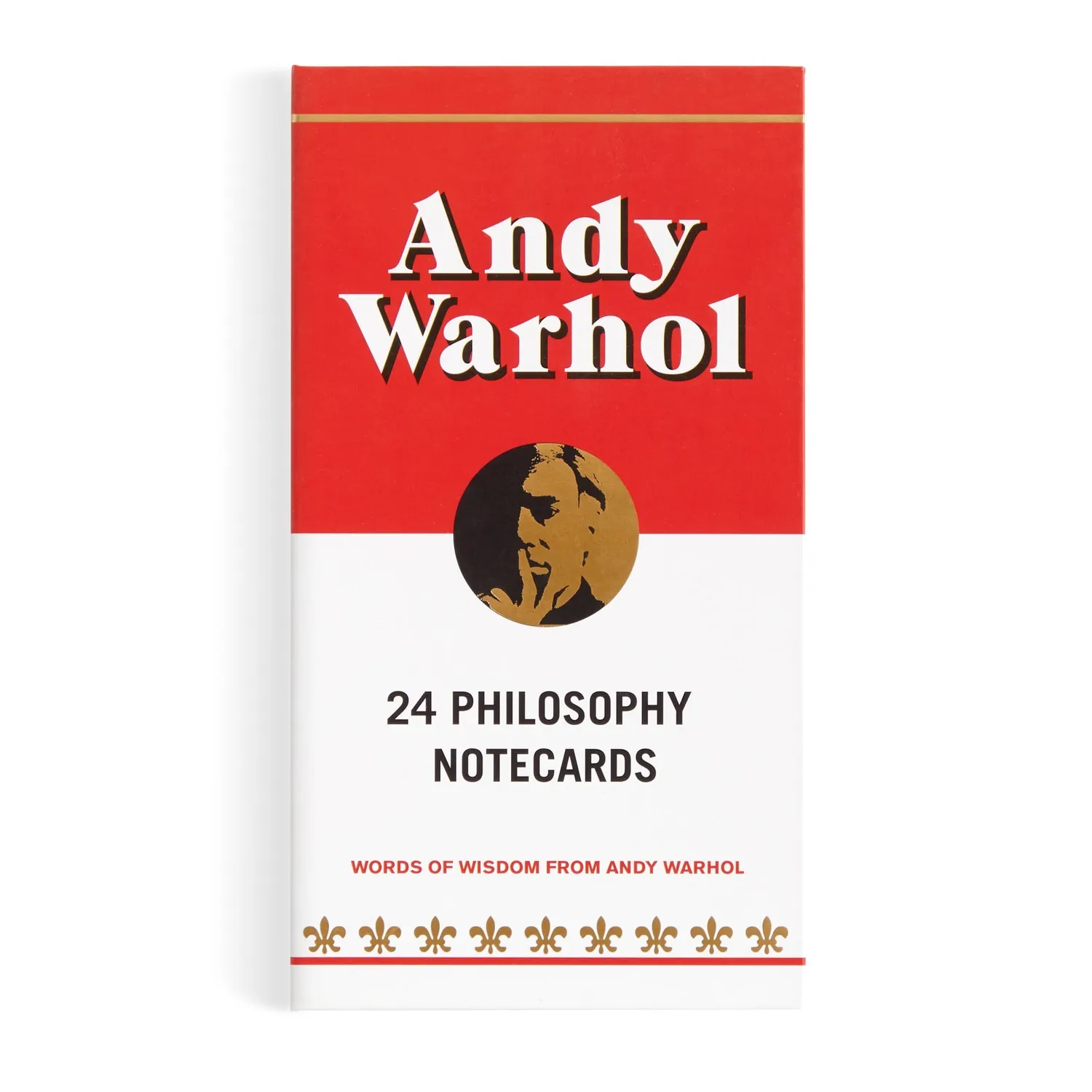 Galison Andy Warhol Philosophy brevkort 24 stk farver