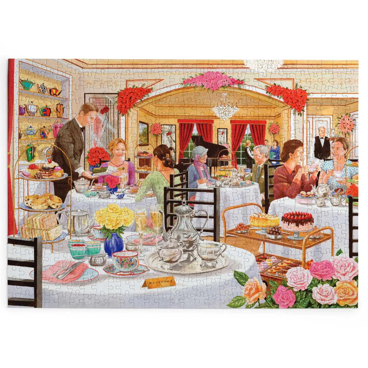 House of Puzzles The Rose Tearooms BIG 500 puslespil café