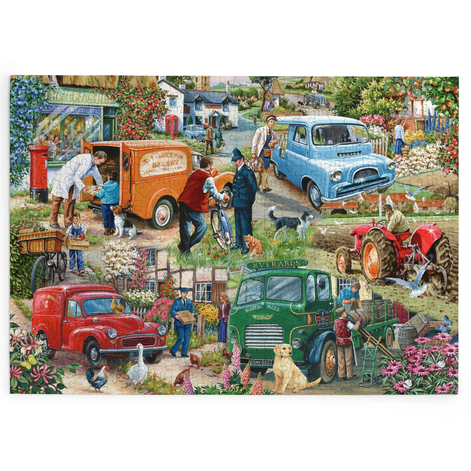 House of Puzzles Whistle While You Work puslespil BIG 500 gård