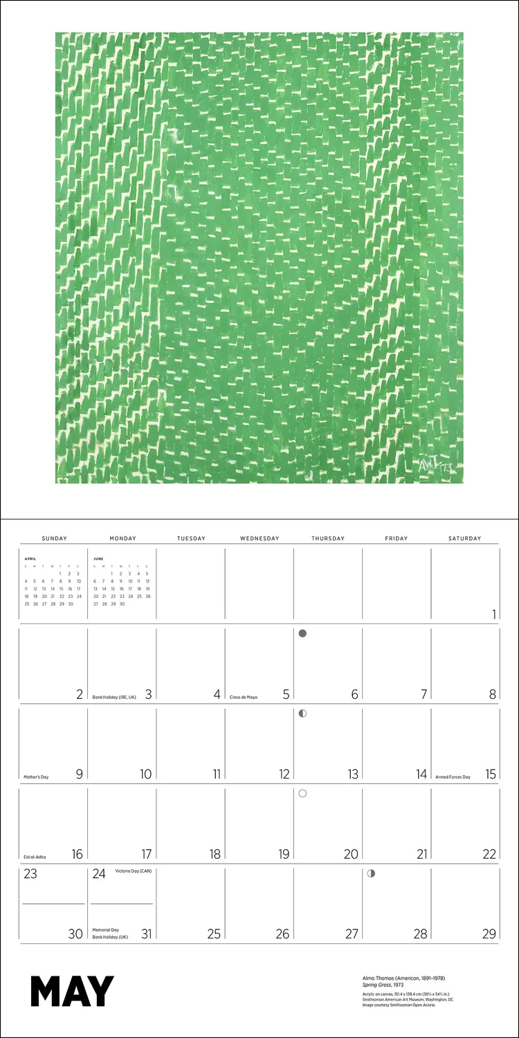 Pomegranate Alma Thomas 2027 vægkalender abstrakt
