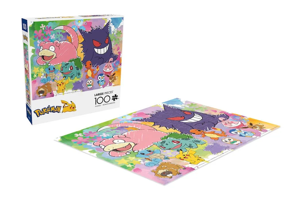 Buffalo Games Pokémon Canvas Art puslespil 100 brikker børn