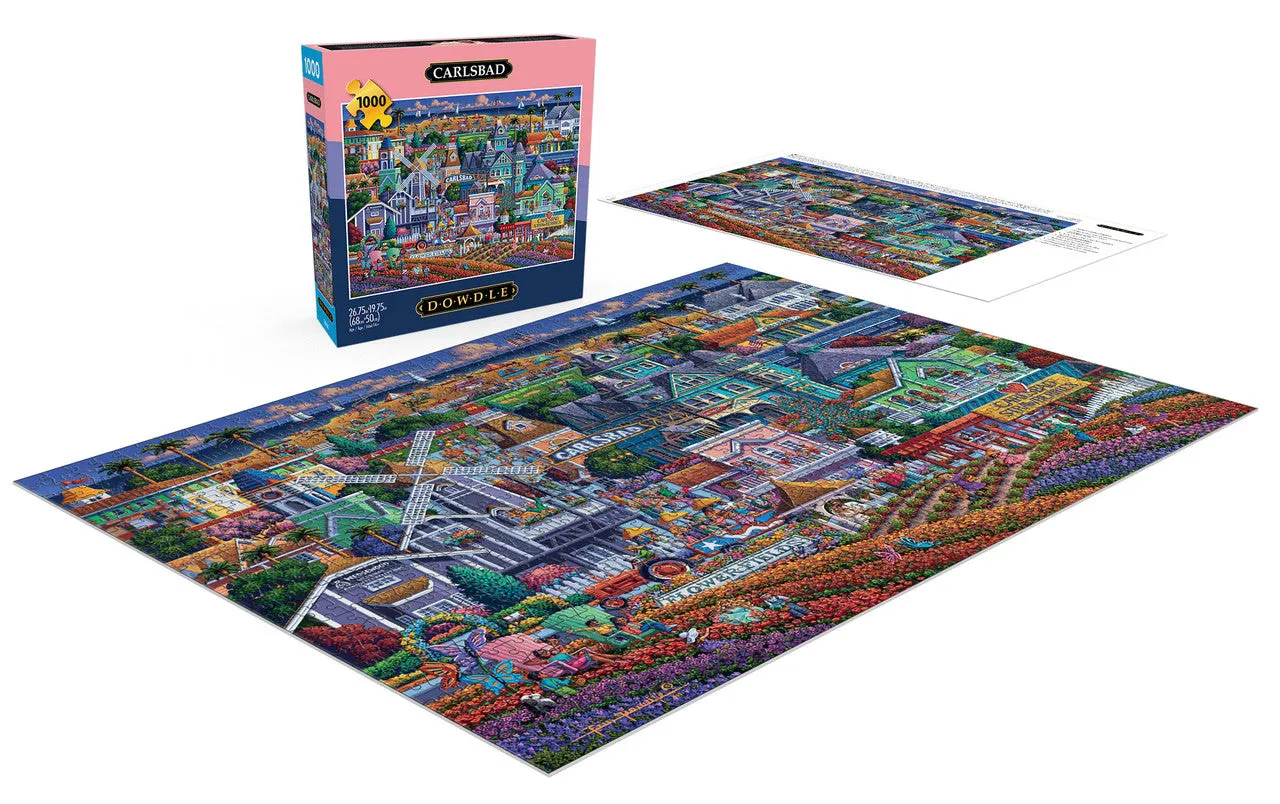 Buffalo Games Eric Dowdle Carlsbad puslespil 1000 brikker kystmotiv