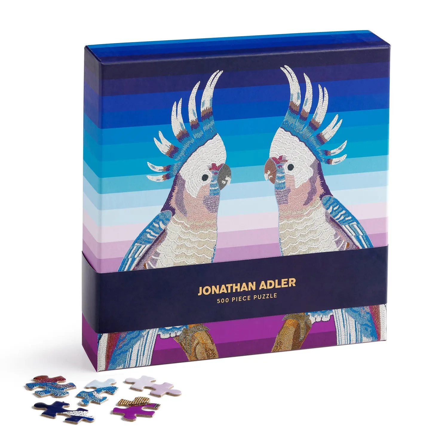 Galison Jonathan Adler Parrots puslespil 500 brikker papegøje