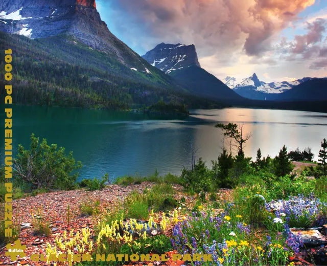 Buffalo Games Gold Glacier Park puslespil 1000 brikker natur