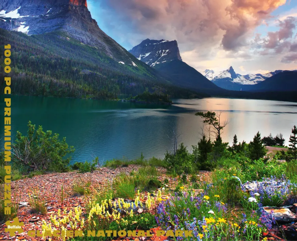 Buffalo Games Gold Glacier Park puslespil 1000 brikker natur