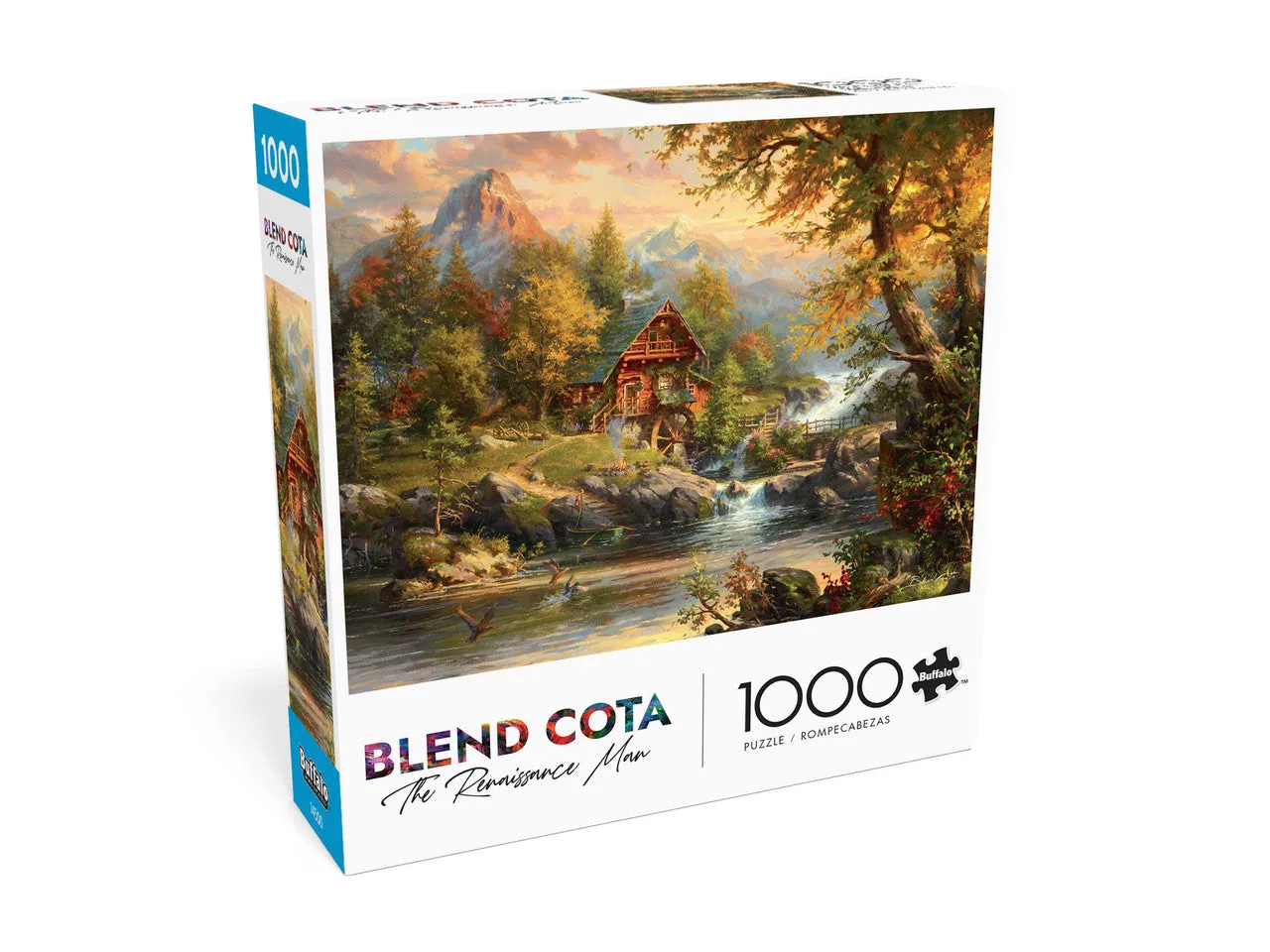 Buffalo Games Summer Cabin puslespil 1000 brikker Blend Cota