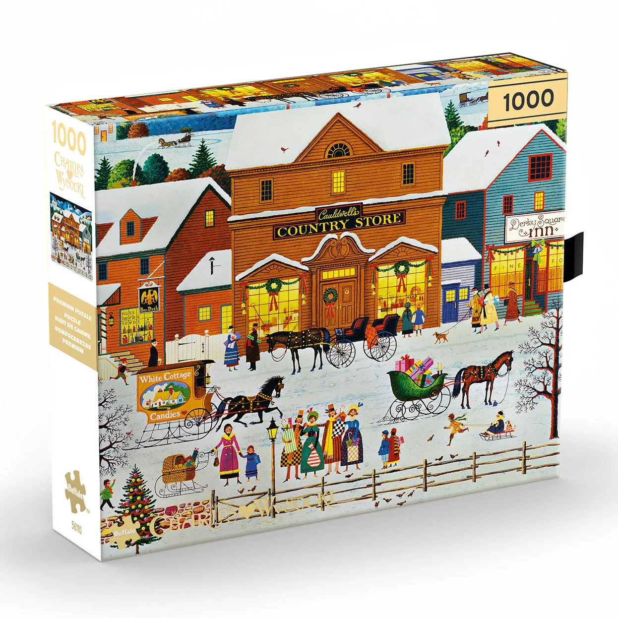 Buffalo Games Gold Cauldwell's Country Store puslespil 1000 brikker vinter