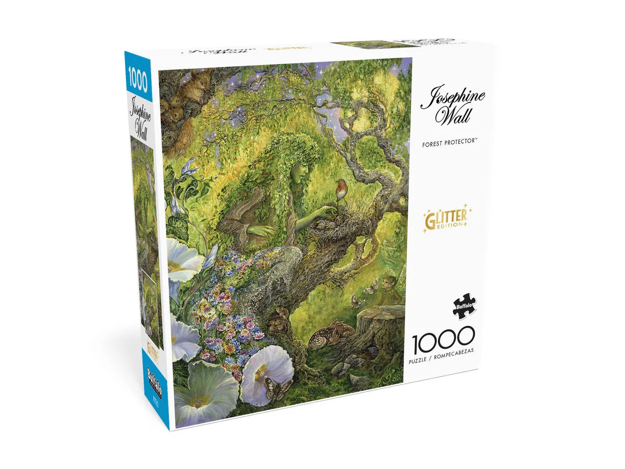 Buffalo Games Josephine Wall Forest Protector puslespil 1000 brikker glitter