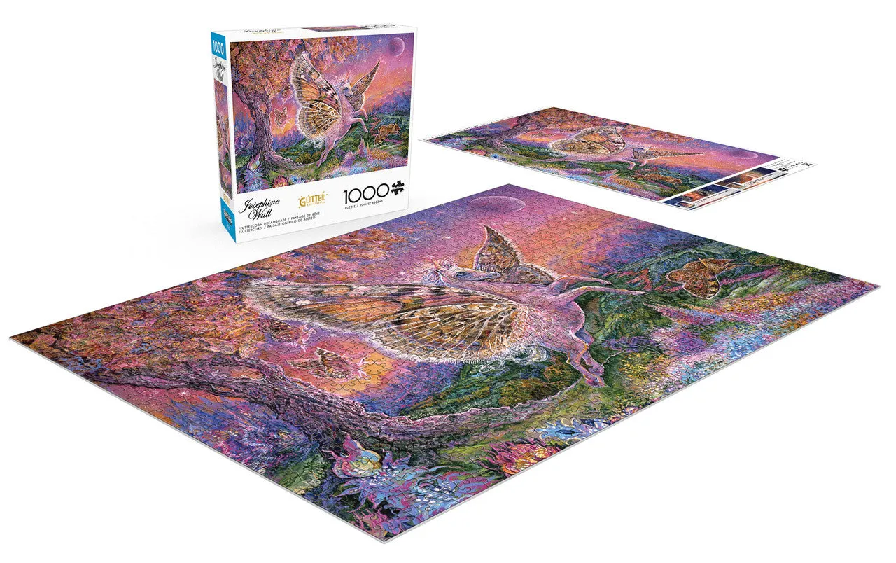 Buffalo Games Josephine Wall Fluttercorn Dreamscape puslespil 1000 brikker