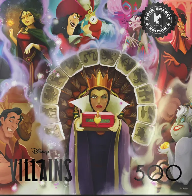 Ceaco Disney Villains Noir puslespil 500 brikker gaveæske