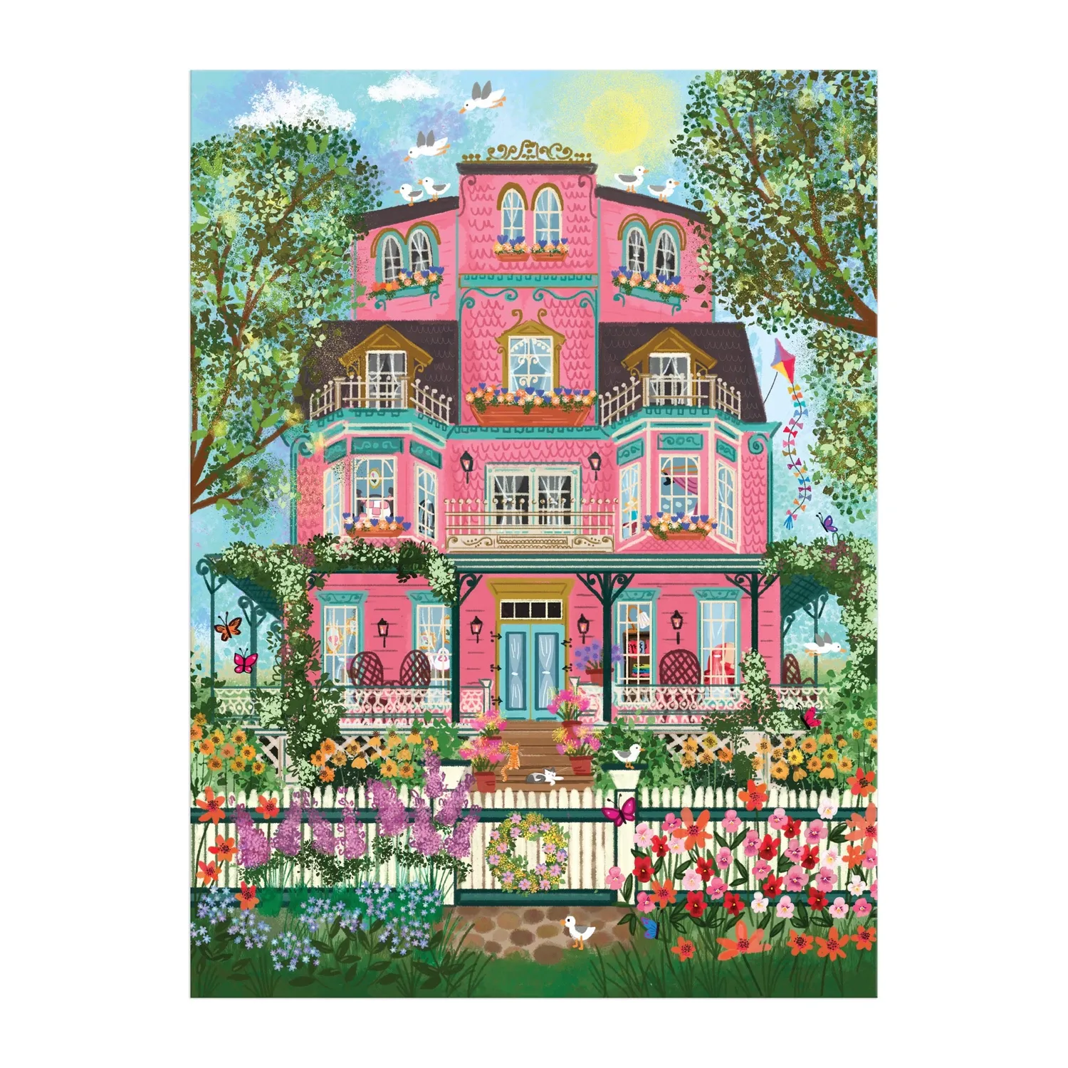 Good Puzzle Co. Capeside Victorian folie puslespil 1000 brikker