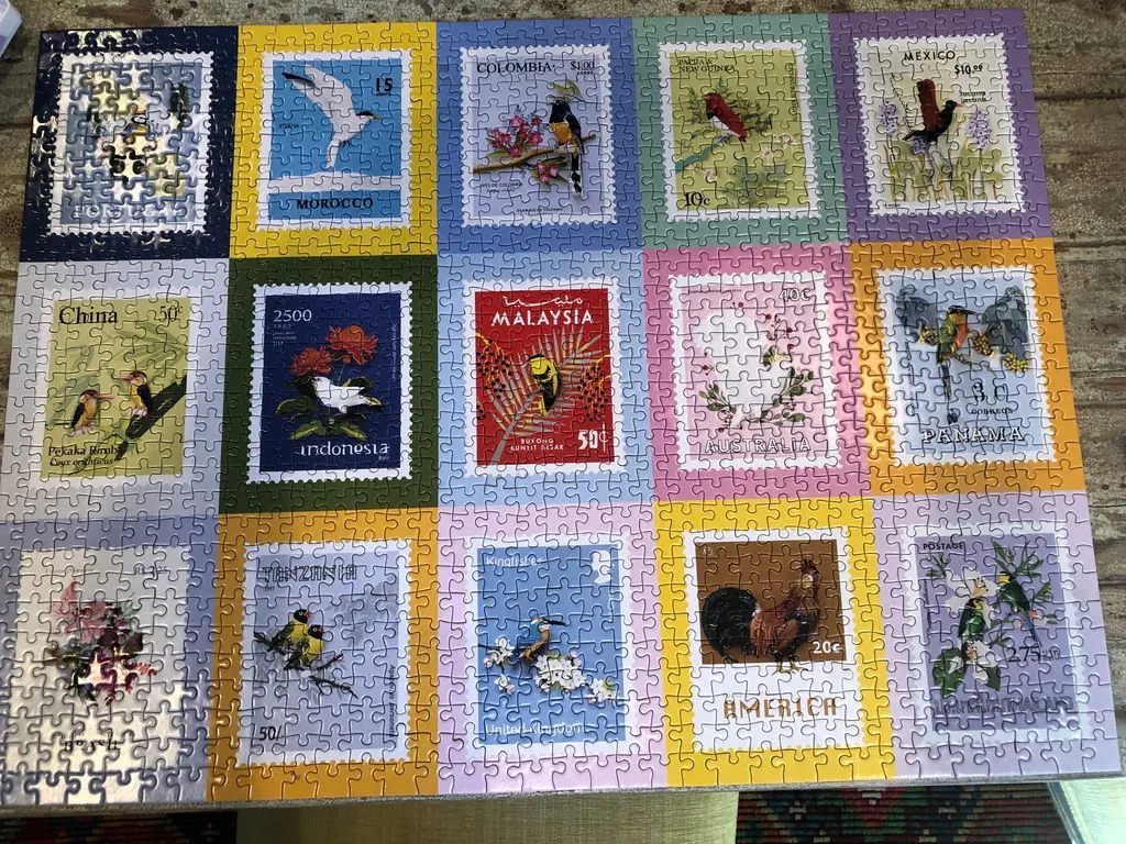 Good Puzzle Co. Birds of the World puslespil 1000 brikker fugle