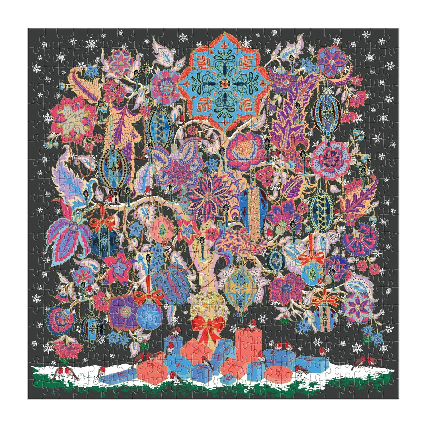 Galison Liberty Christmas Tree of Life puslespil 500 brikker folie