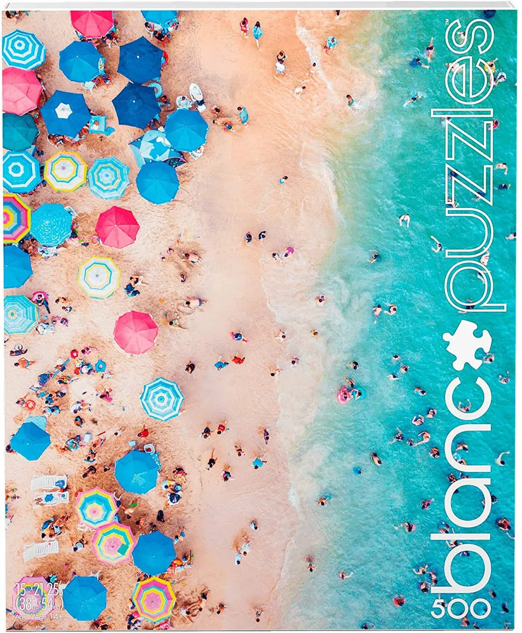 Buffalo Games blanc Day at the Beach puslespil 500 brikker strand