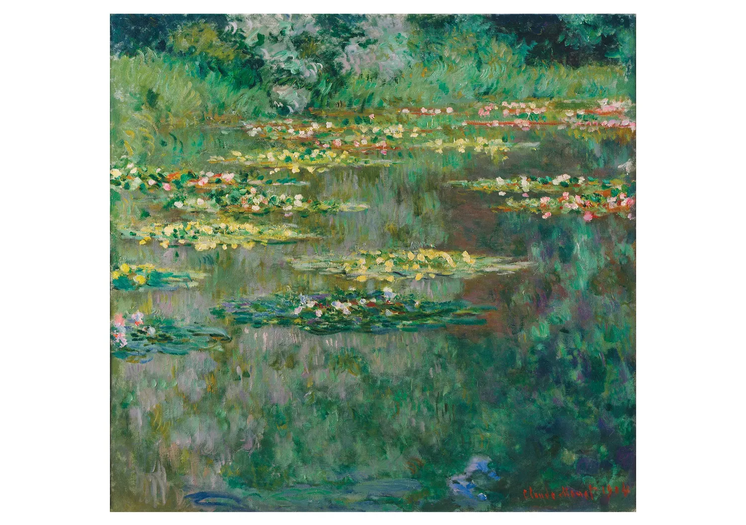 Pomegranate Claude Monet Water Lilies kortæske 20 kort