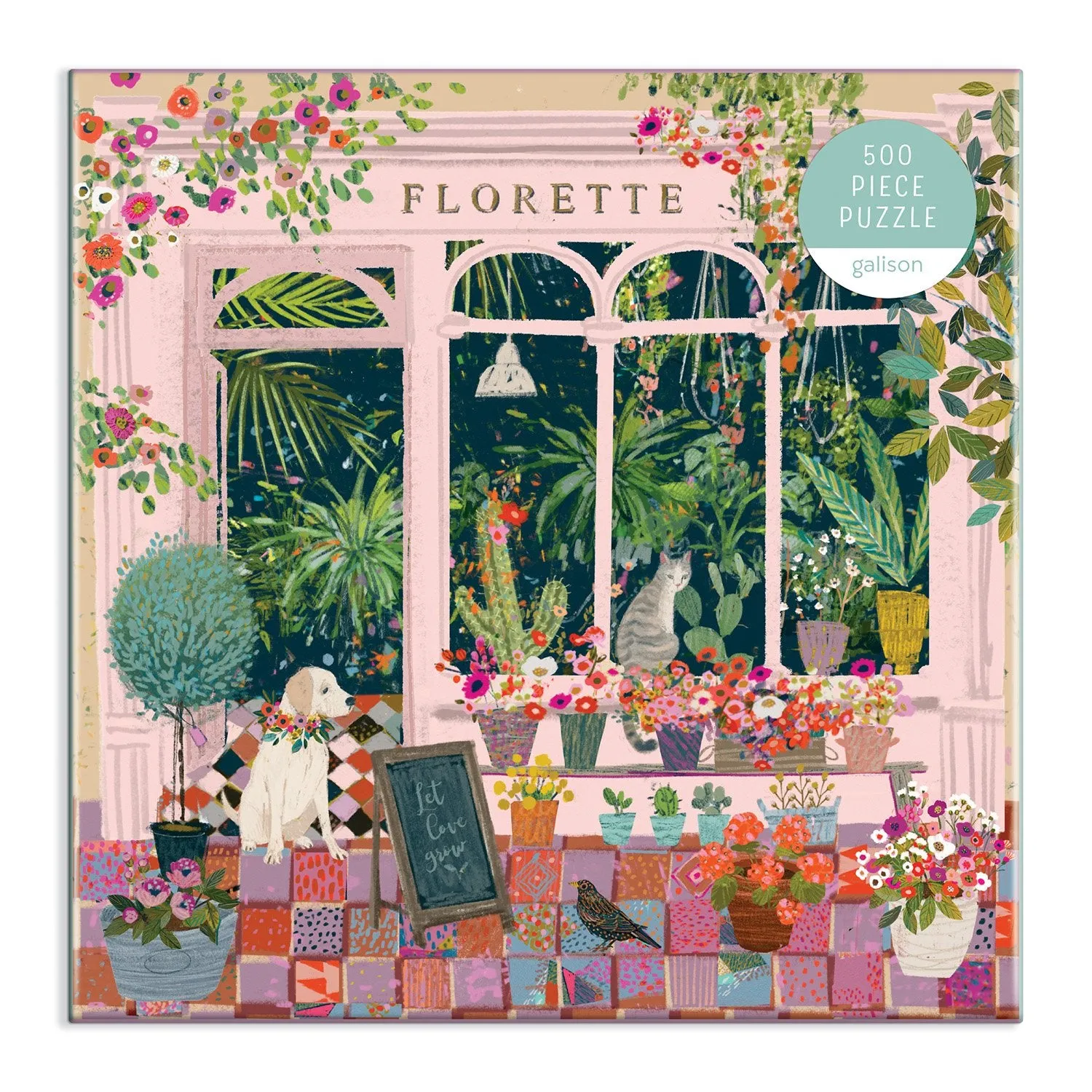 Galison Victoria Ball Florette puslespil 500 brikker plantebutik