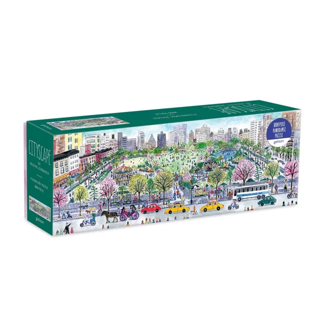 Galison Michael Storrings Cityscape panoramapuslespil 1000 brikker