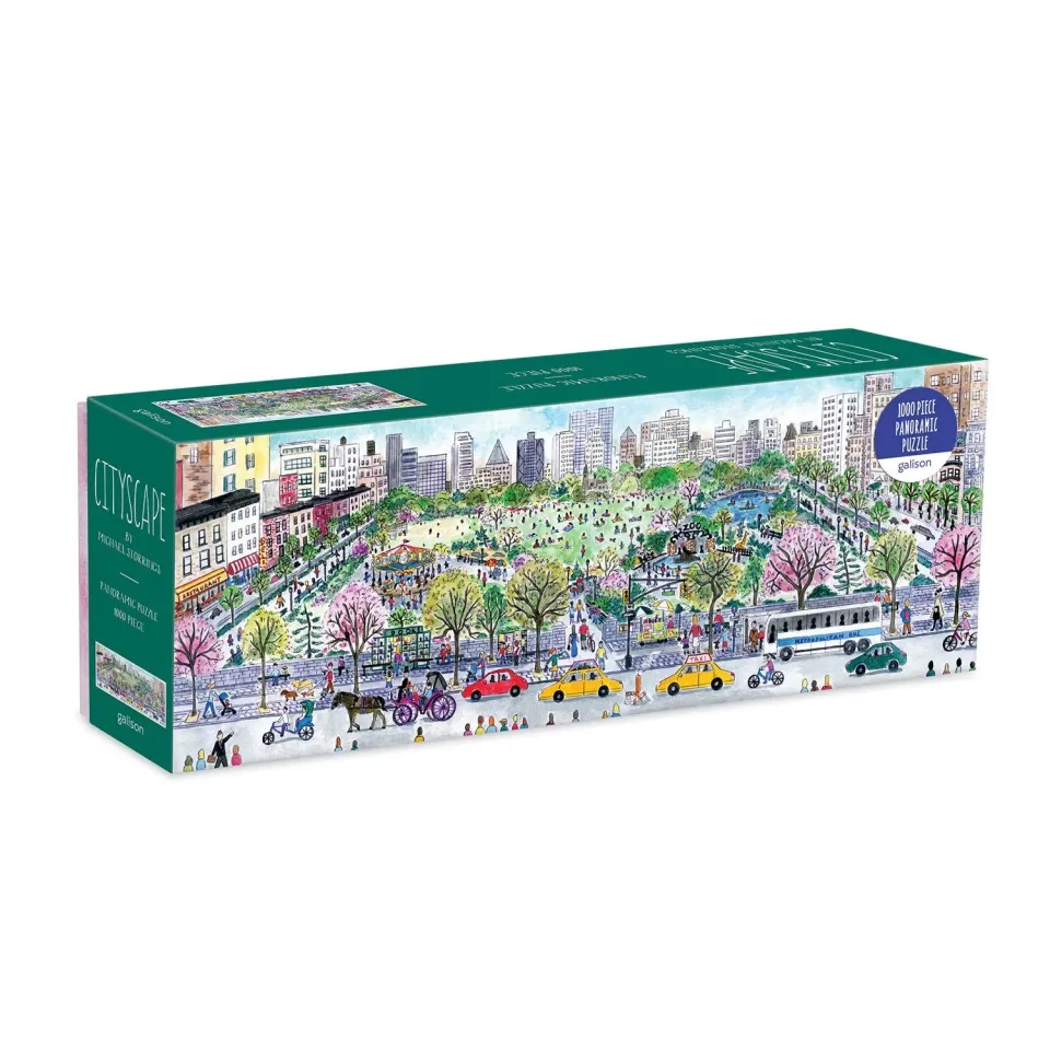 Galison Michael Storrings Cityscape panoramapuslespil 1000 brikker