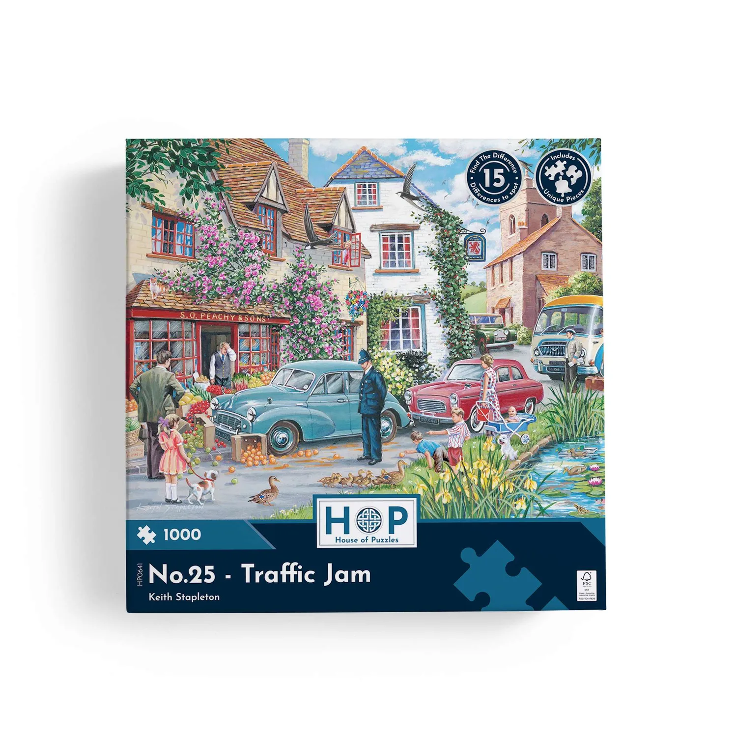 House of Puzzles No.25 Traffic Jam Find the Difference puslespil 1000
